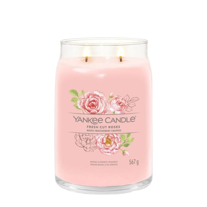 Yankee Candle Fresh Cut Roses Signature Large Jar